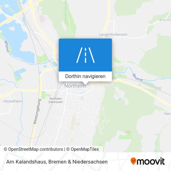 Am Kalandshaus Karte