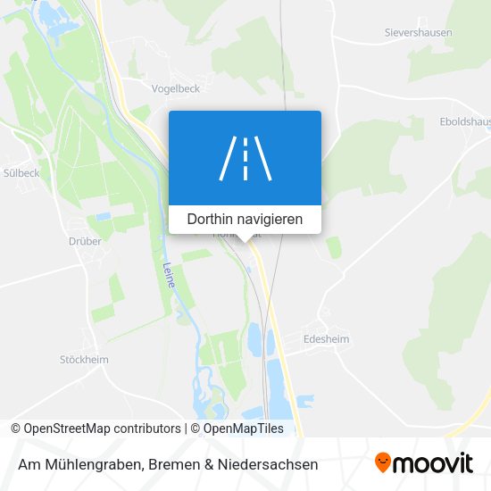 Am Mühlengraben Karte
