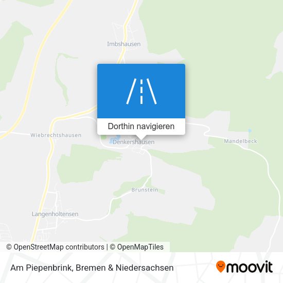 Am Piepenbrink Karte