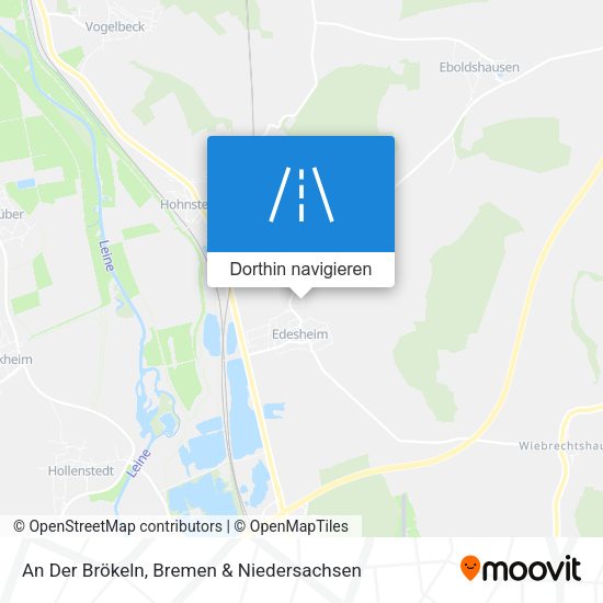 An Der Brökeln Karte