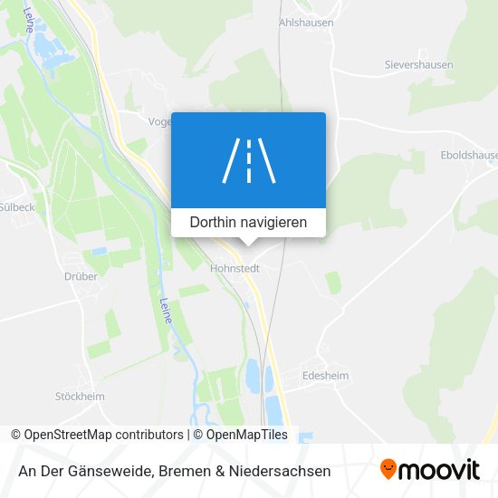 An Der Gänseweide Karte