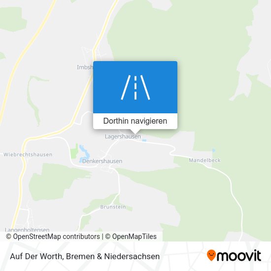 Auf Der Worth Karte