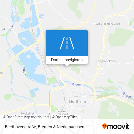 Beethovenstraße Karte