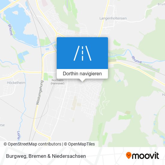 Burgweg Karte