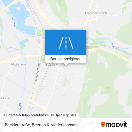 Böcklerstraße Karte