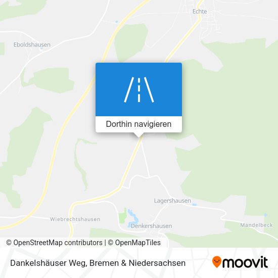 Dankelshäuser Weg Karte