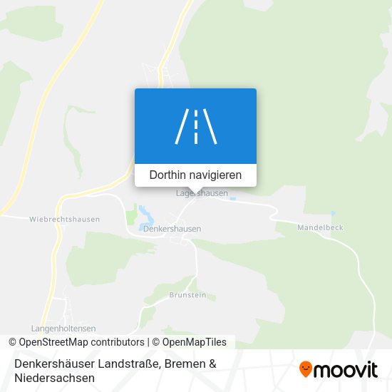 Denkershäuser Landstraße Karte