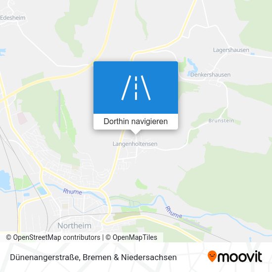 Dünenangerstraße Karte