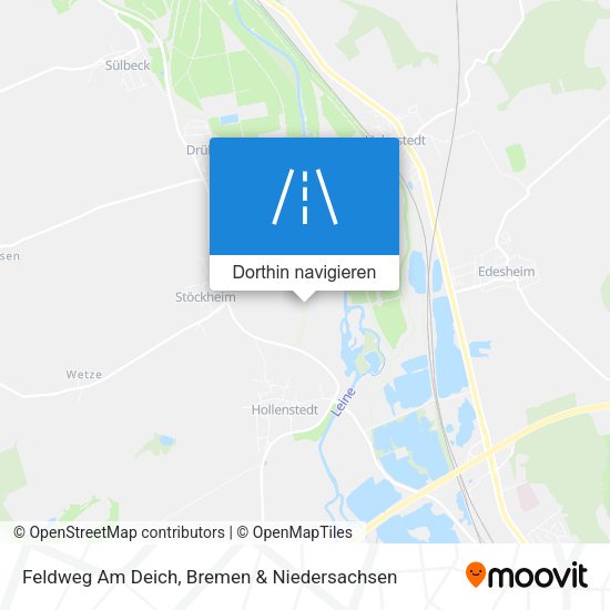 Feldweg Am Deich Karte