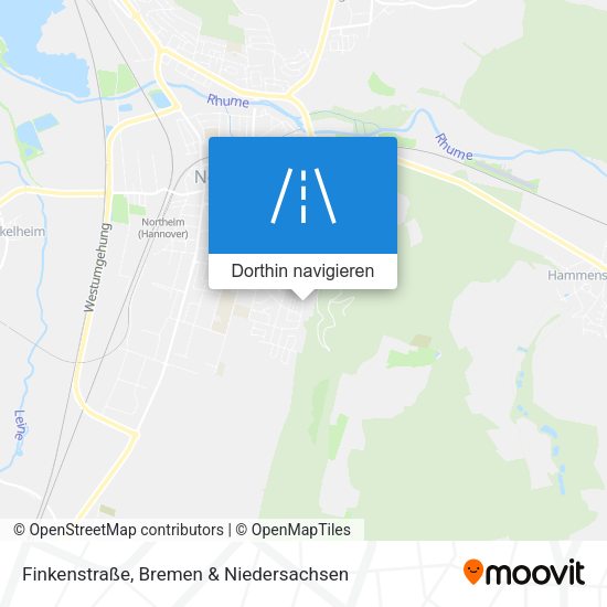 Finkenstraße Karte