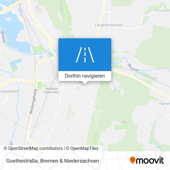 Goethestraße Karte