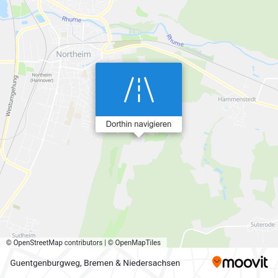 Guentgenburgweg Karte