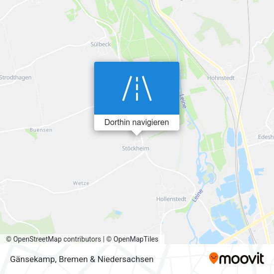 Gänsekamp Karte