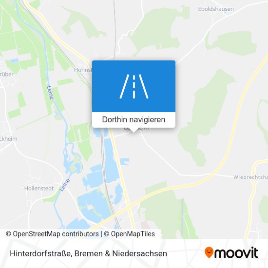 Hinterdorfstraße Karte