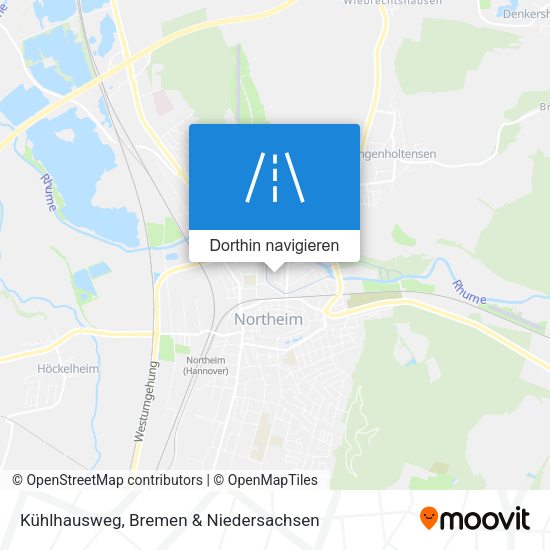Kühlhausweg Karte