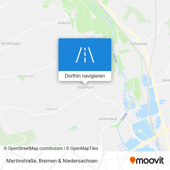 Martinstraße Karte