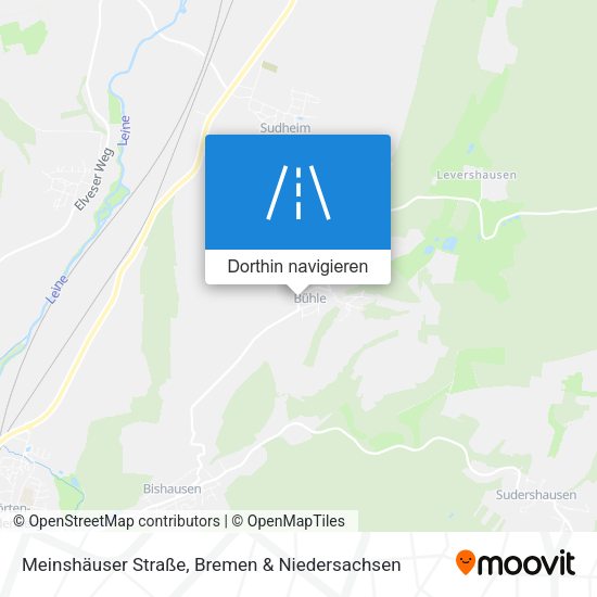 Meinshäuser Straße Karte