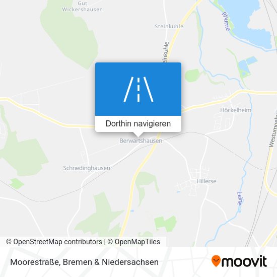 Moorestraße Karte