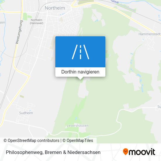 Philosophenweg Karte