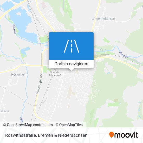 Roswithastraße Karte