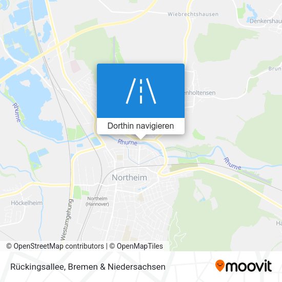 Rückingsallee Karte