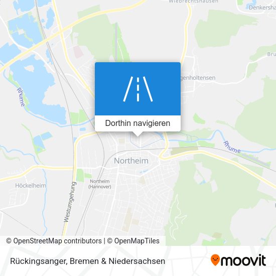 Rückingsanger Karte