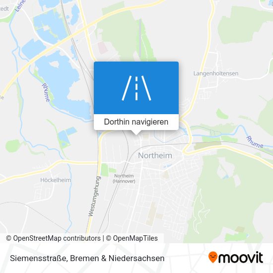 Siemensstraße Karte