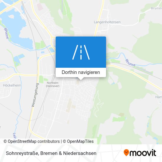 Sohnreystraße Karte