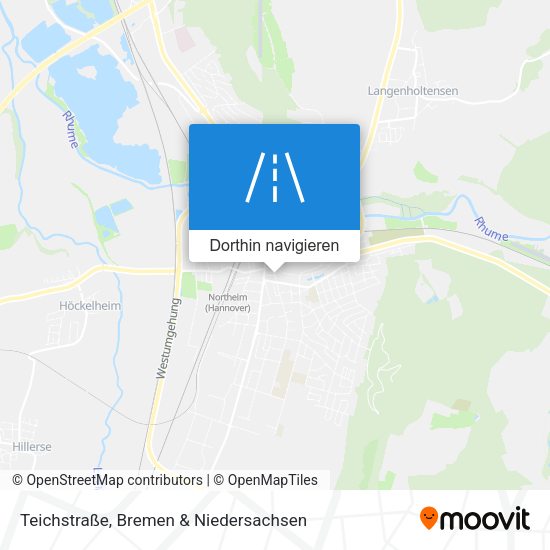 Teichstraße Karte