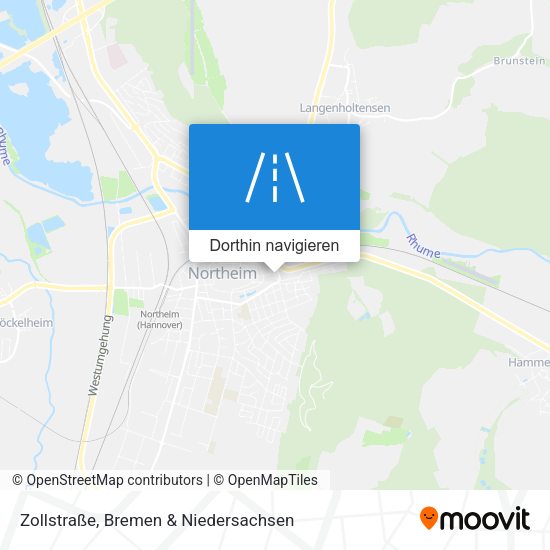 Zollstraße Karte
