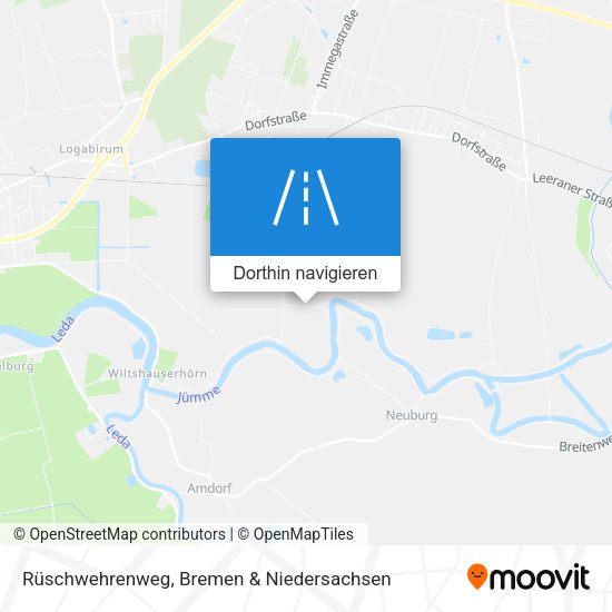 Rüschwehrenweg Karte