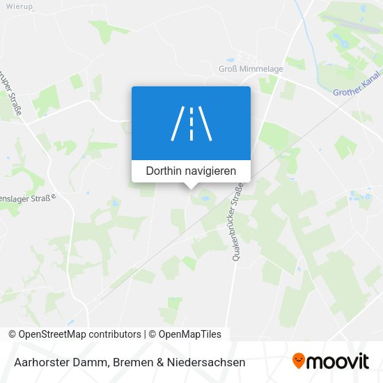 Aarhorster Damm Karte