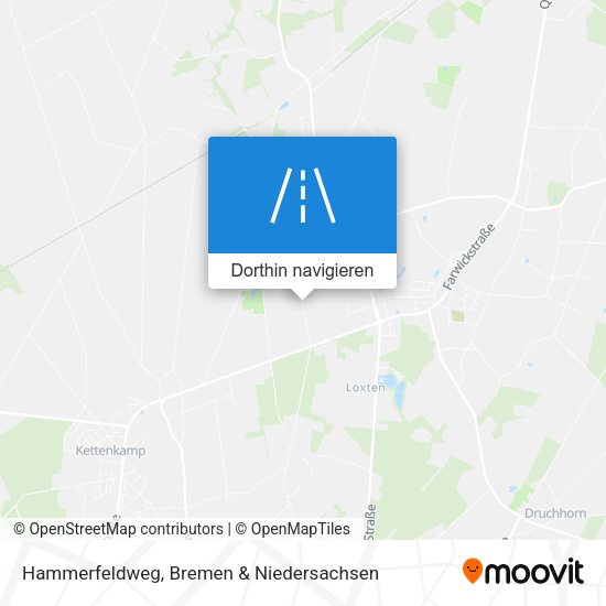 Hammerfeldweg Karte