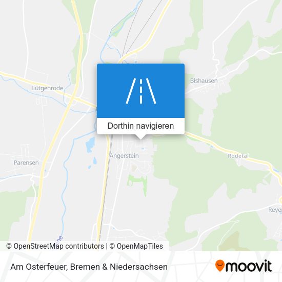 Am Osterfeuer Karte
