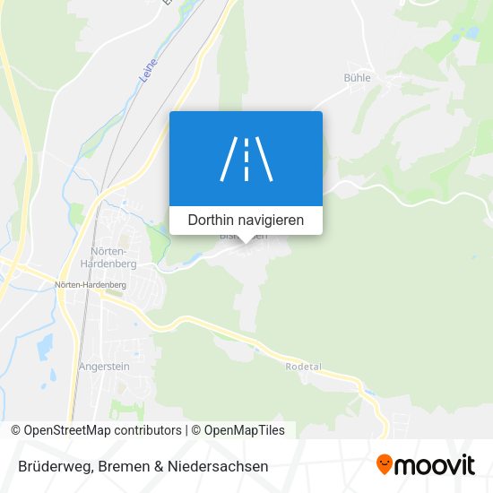 Brüderweg Karte