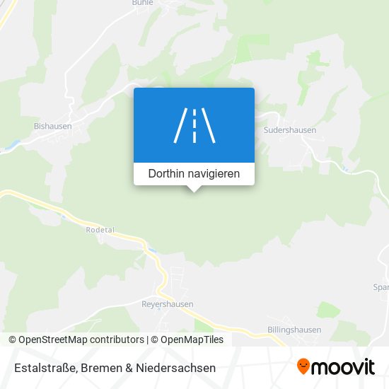 Estalstraße Karte