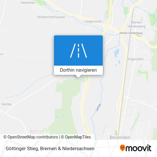 Göttinger Stieg Karte