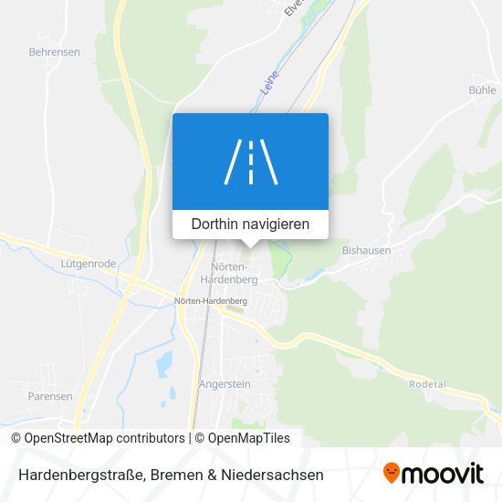 Hardenbergstraße Karte