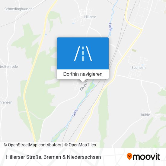 Hillerser Straße Karte