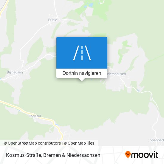 Kosmus-Straße Karte