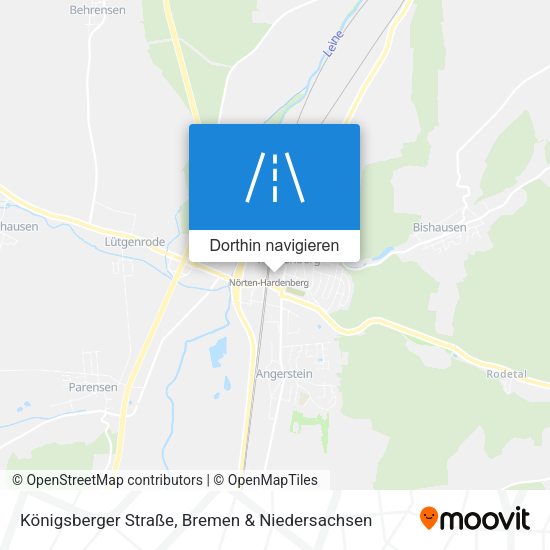 Königsberger Straße Karte