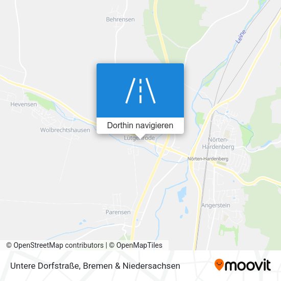 Untere Dorfstraße Karte