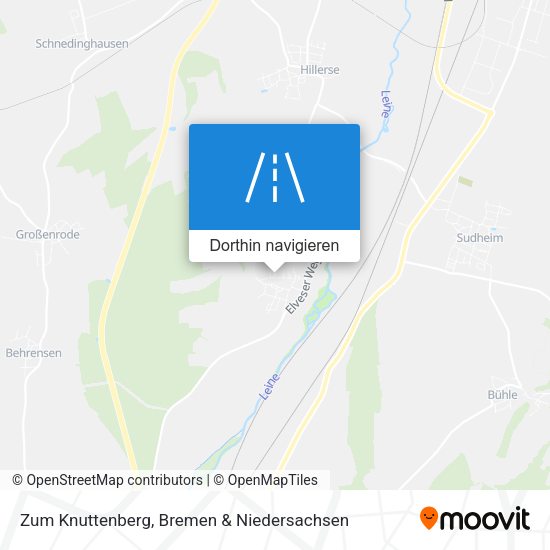 Zum Knuttenberg Karte