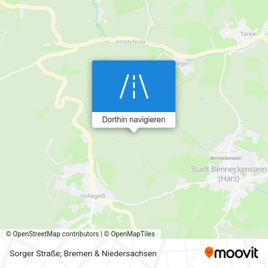 Sorger Straße Karte