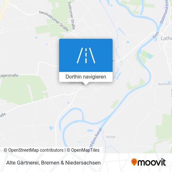 Alte Gärtnerei Karte
