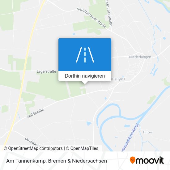 Am Tannenkamp Karte