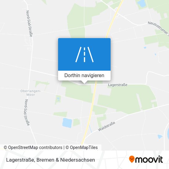 Lagerstraße Karte
