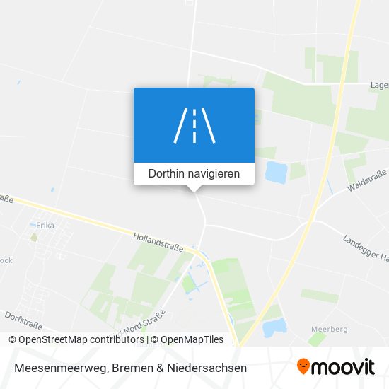 Meesenmeerweg Karte