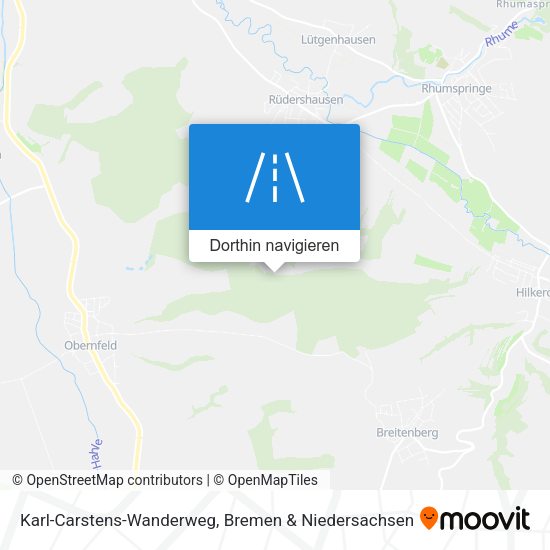Karl-Carstens-Wanderweg Karte