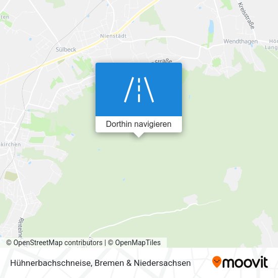 Hühnerbachschneise Karte